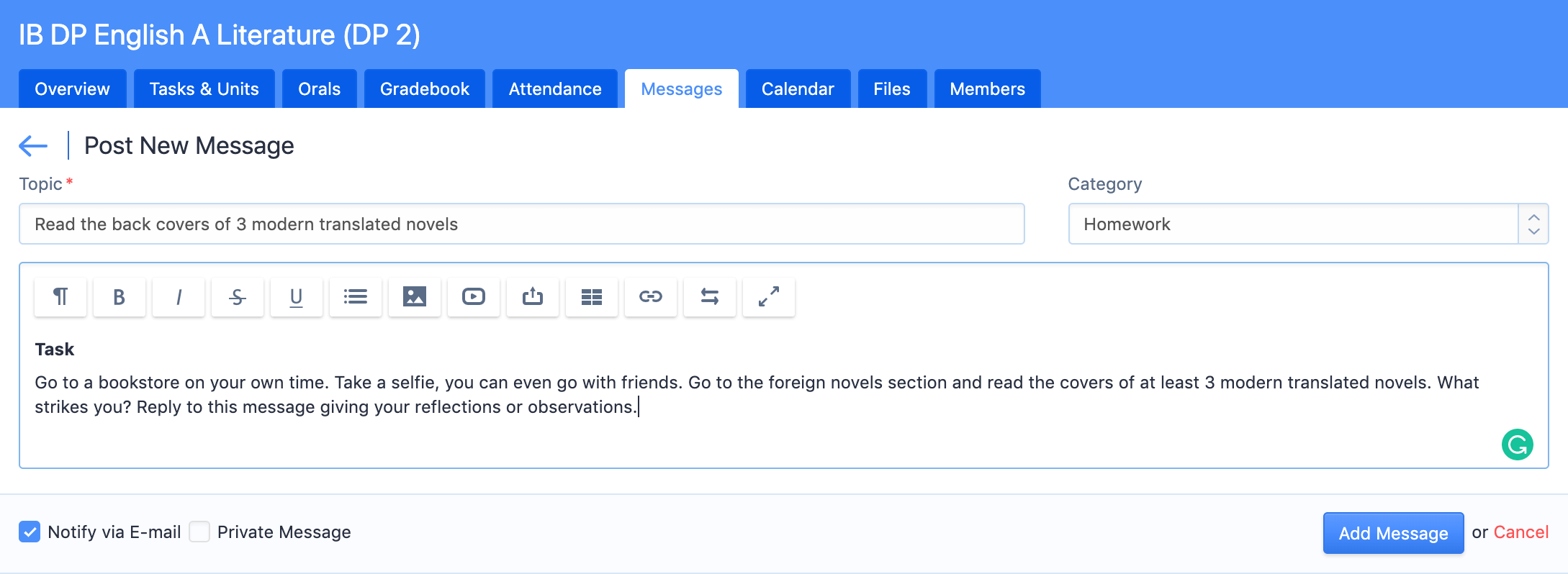 Diploma v4 105 dp messages