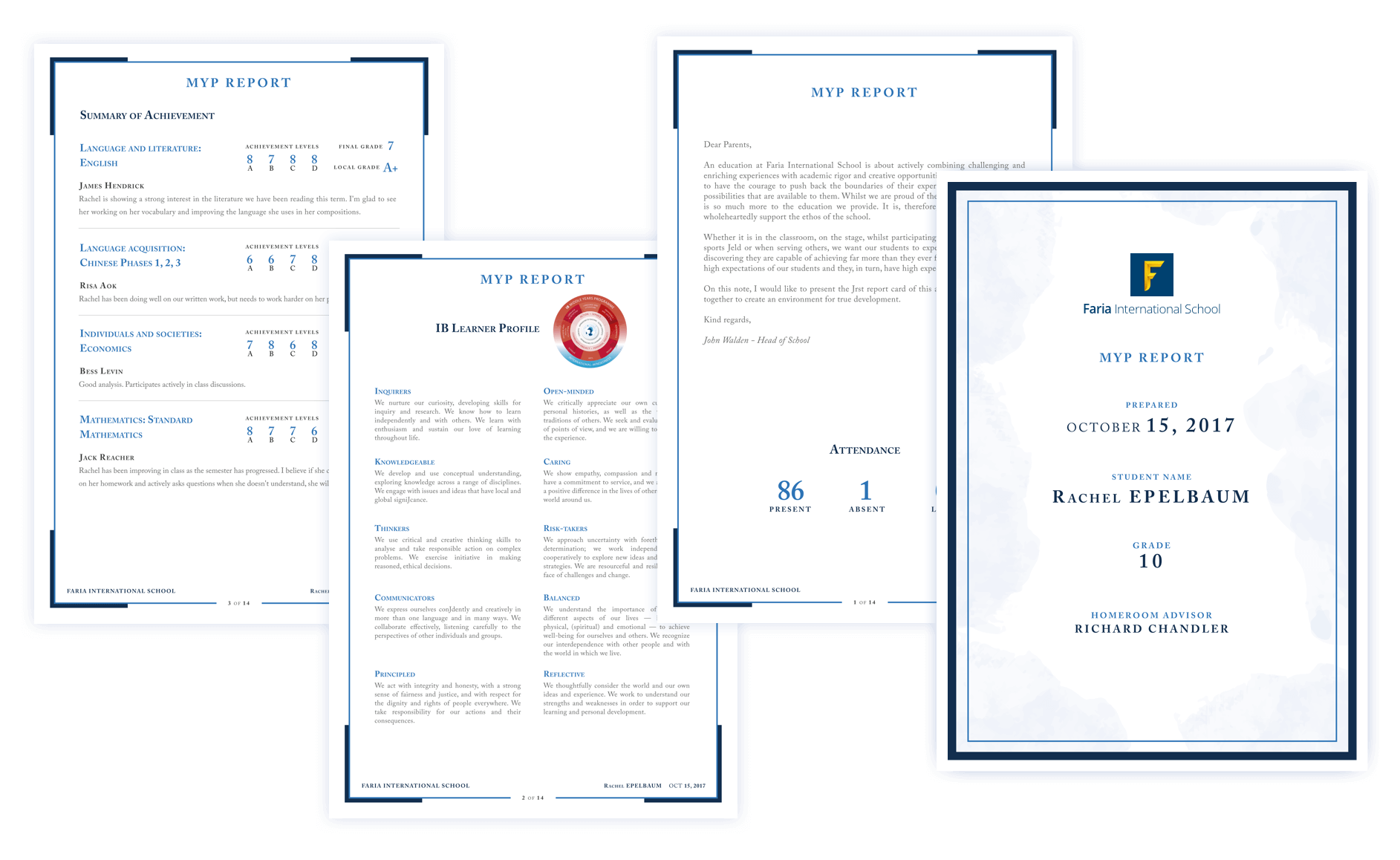 myp reportcard