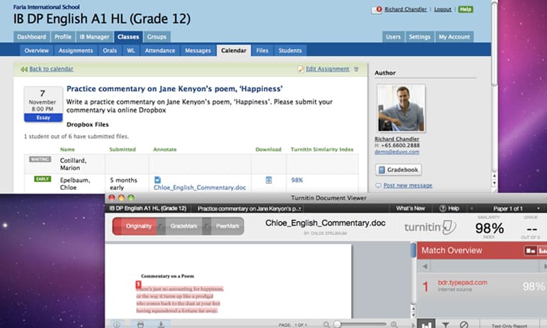 ManageBac-TurnItIn Open API Integration