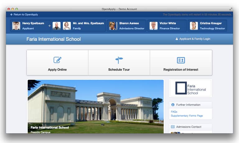 Navigating the New OpenApply Demo Account