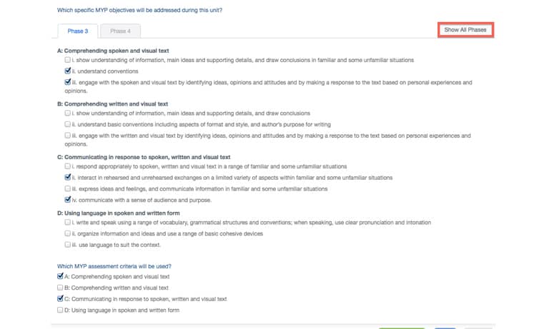 From the Support Desk: MYP Language Acquisition (Part 2 of 3: Unit Planning)