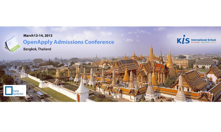 Join us in Bangkok for the OpenApply Admissions Conference