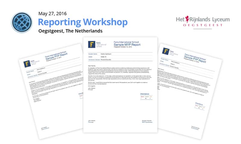 Join us for a Complimentary Reporting Workshop in The Netherlands!