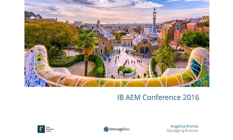 IB AEM Conference in Barcelona