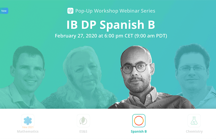 3 SMARTPREP Pop Up Workshop Email Header Image IB DP Spanish B 18
