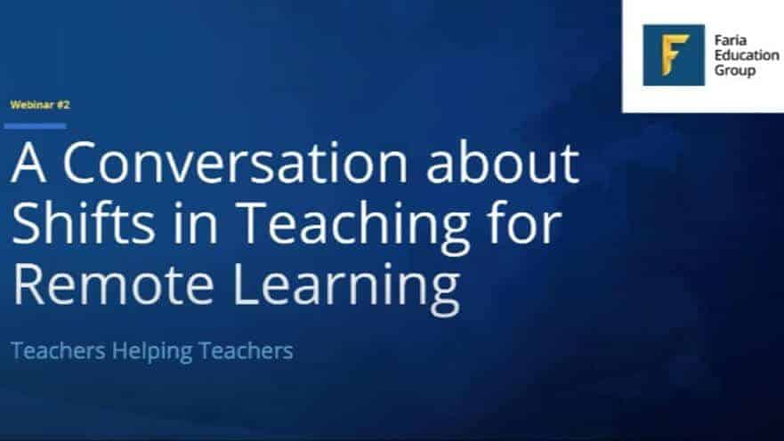 教师经验分享: 向常态化线上教学转型