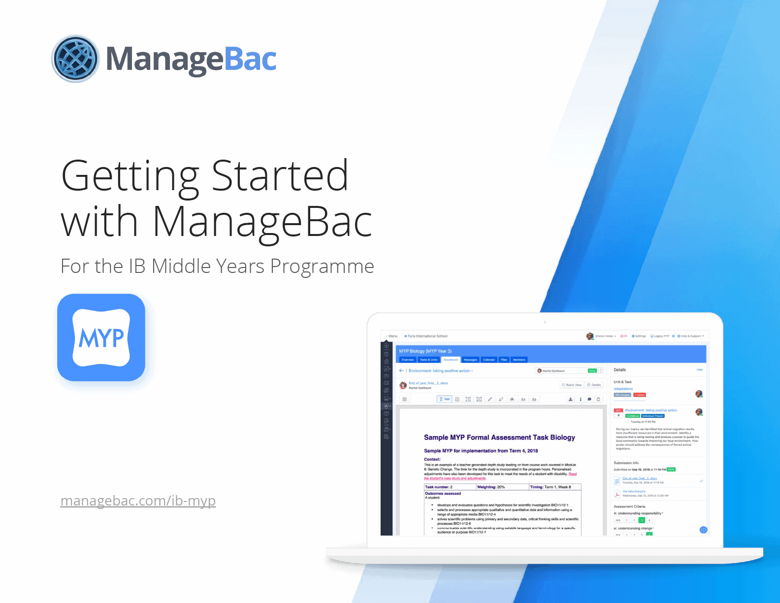 ManageBac系统设置操作手册: IB MYP项目