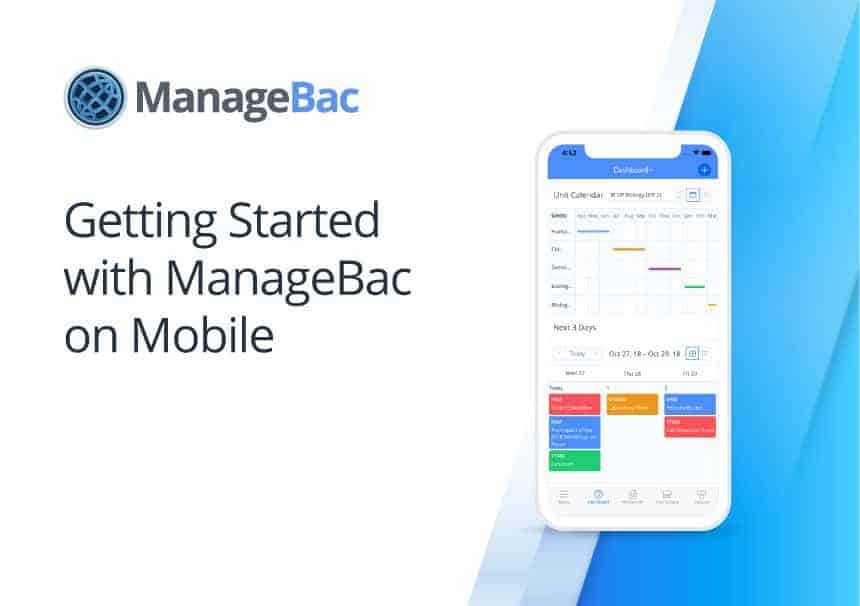 ManageBac系统手机端设置操作手册