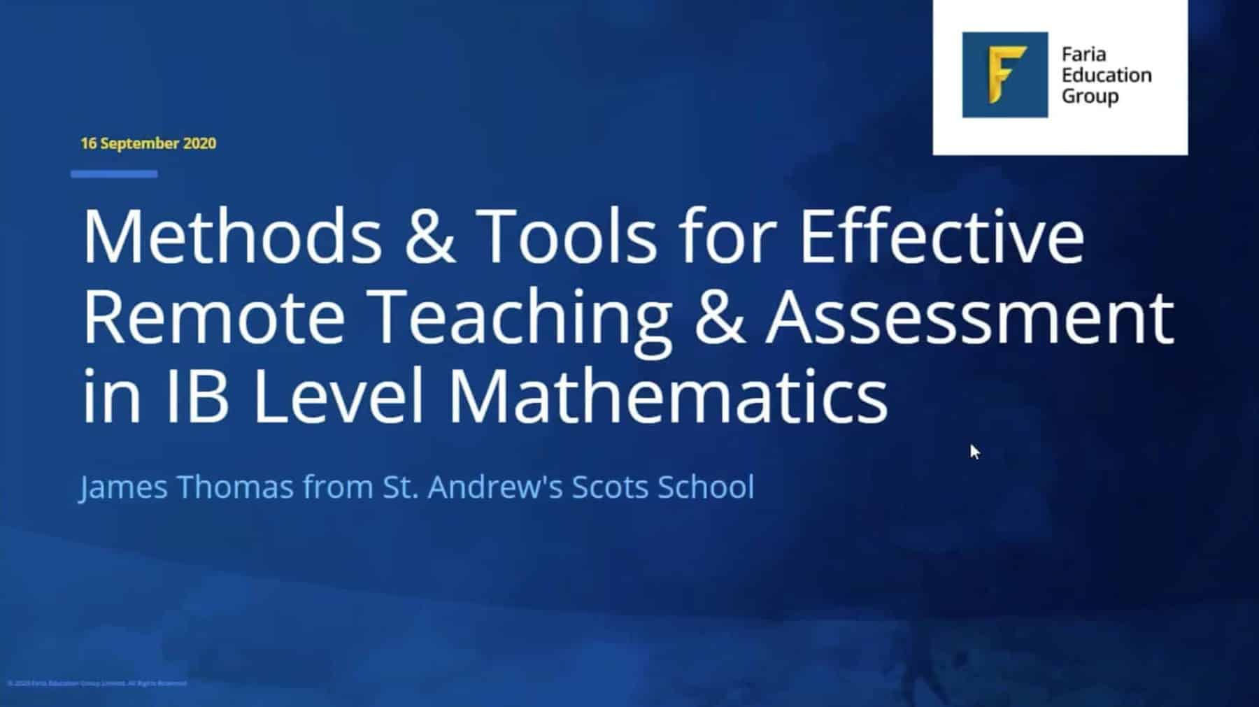 线上线下融合教学 | 针对IB数学教学于评估的方法与工具
