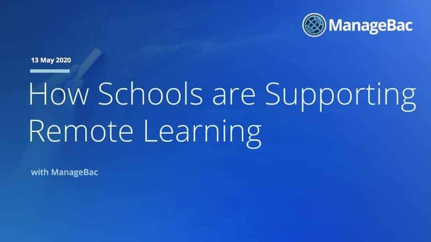 学校如何使用ManageBac助力常态化线上教学