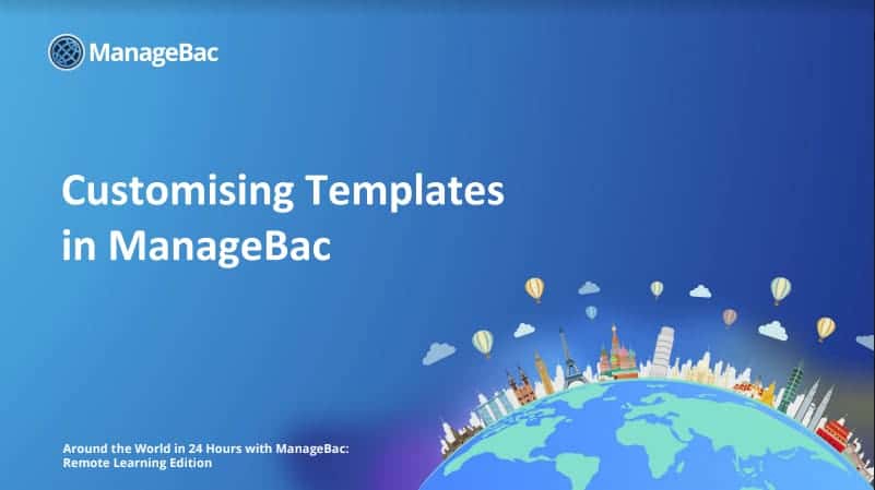 灵活定制ManageBac单元模板