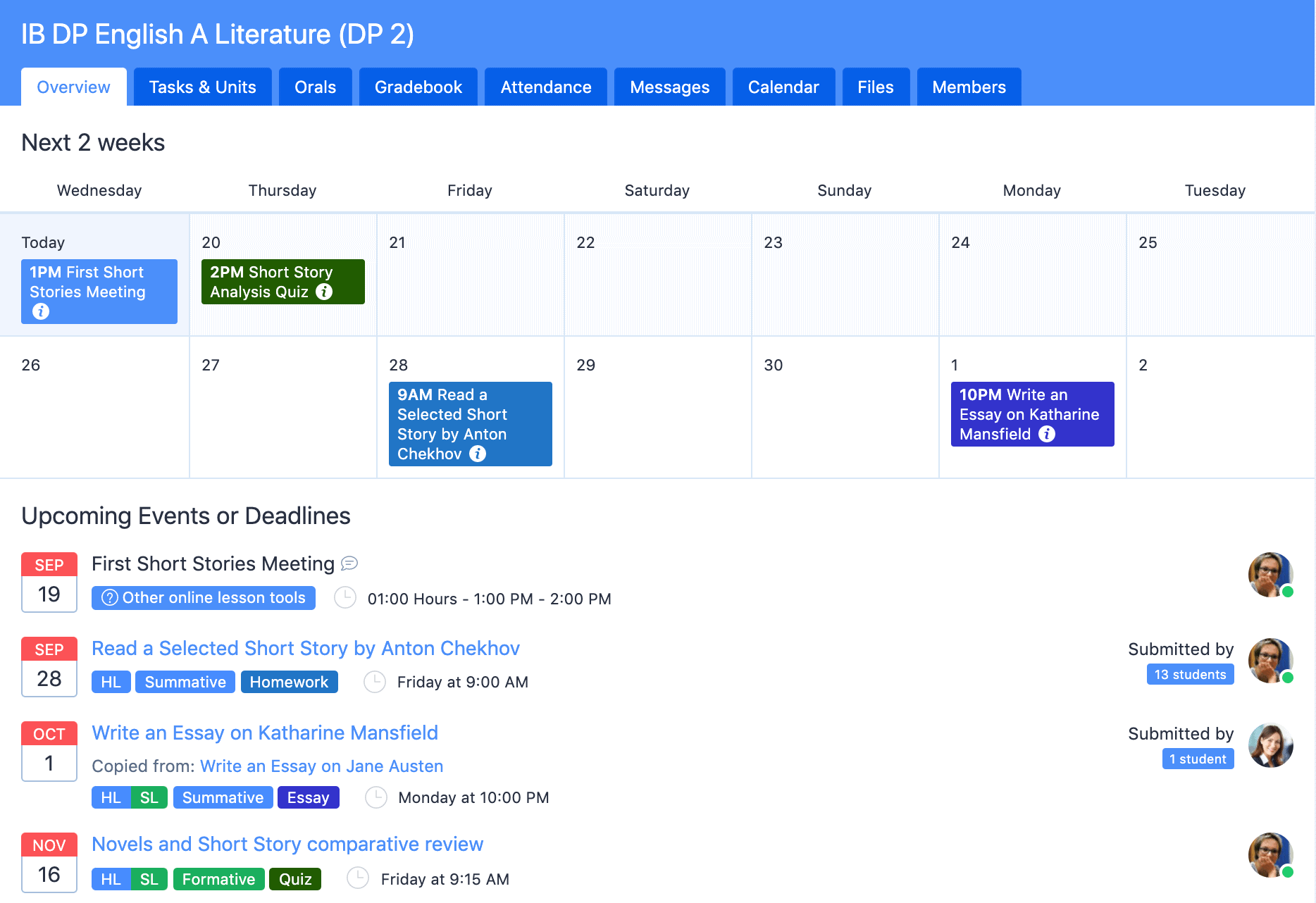 Diploma v4 93 DP Classes Overview