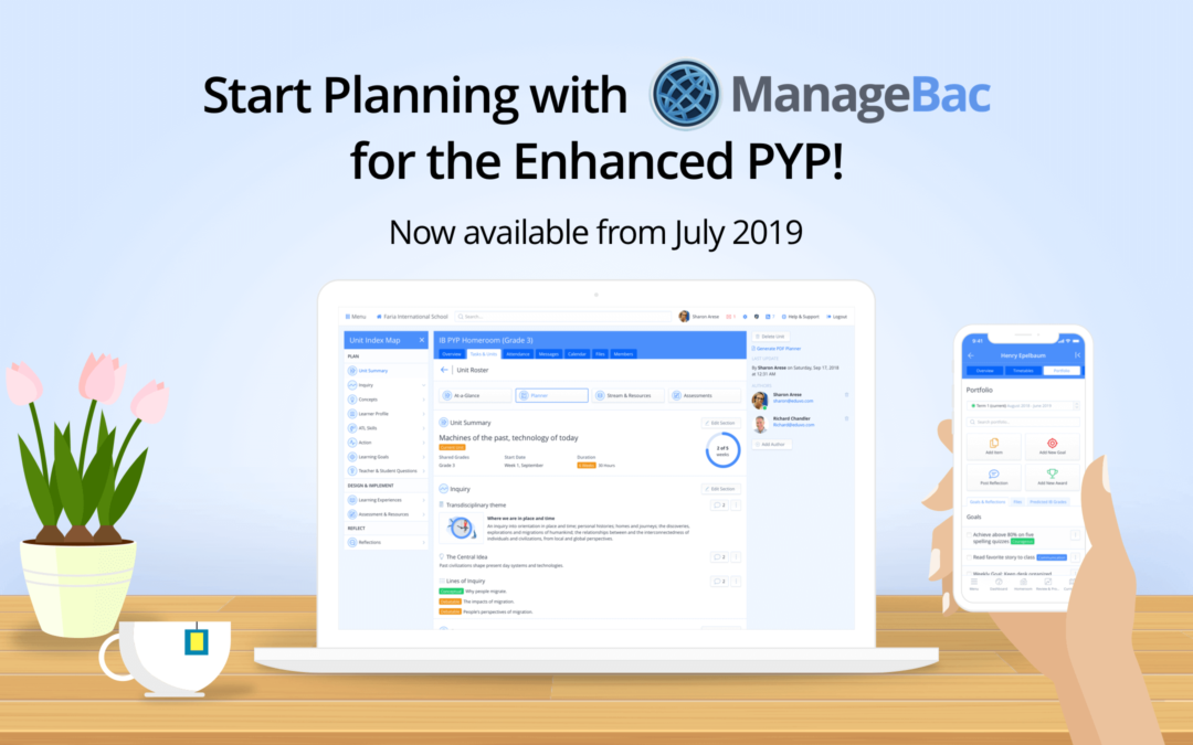 ManageBac PYP Next has Shipped
